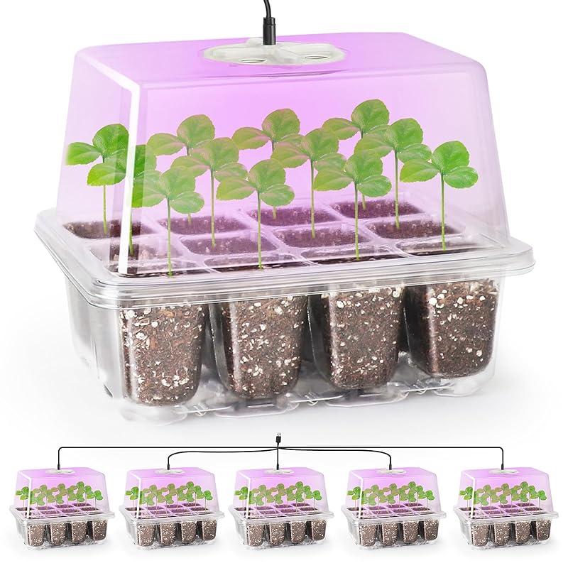 Effective seed starter kit, but the grow light could be better.