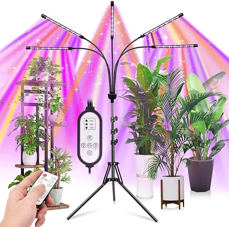 Brighten Your Indoor Garden: 5-Head Grow Lights Impress with Features