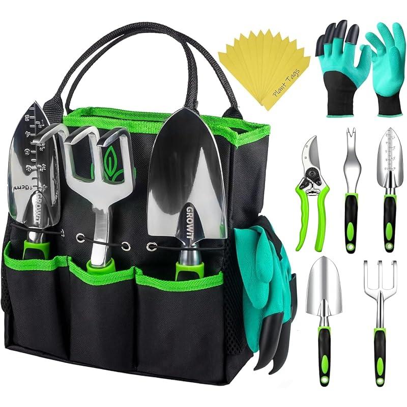Effortlessly Tackle Your Garden with the GROWIT 22-Piece Tool Set