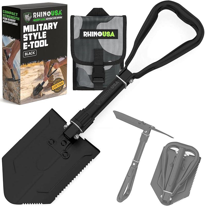 Practical and Versatile: RHINO USA Folding Shovel Tool Delivers!